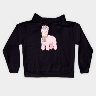 Pink Llama Kids Hoodie